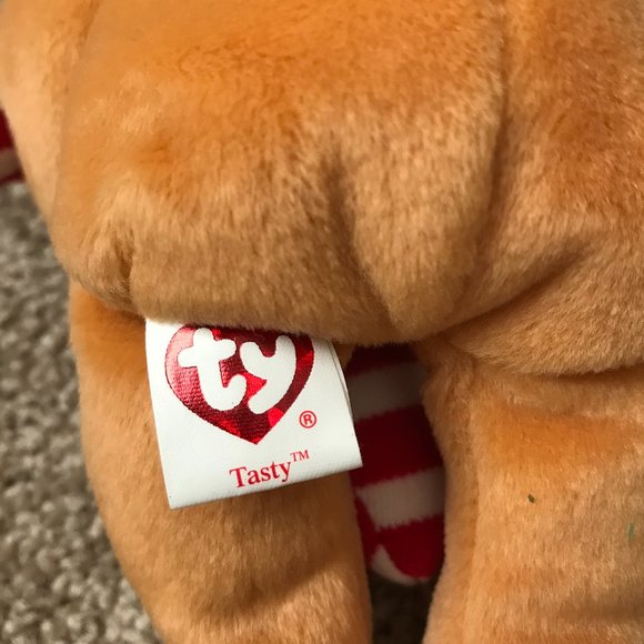Ty Christmas Bears; Goody w/Gingerbread Yummy w/Peppermint & Tasty w/Candy Cane - Picture 13 of 14